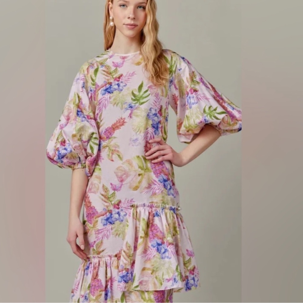 Apparalel linen maxi dress NWT